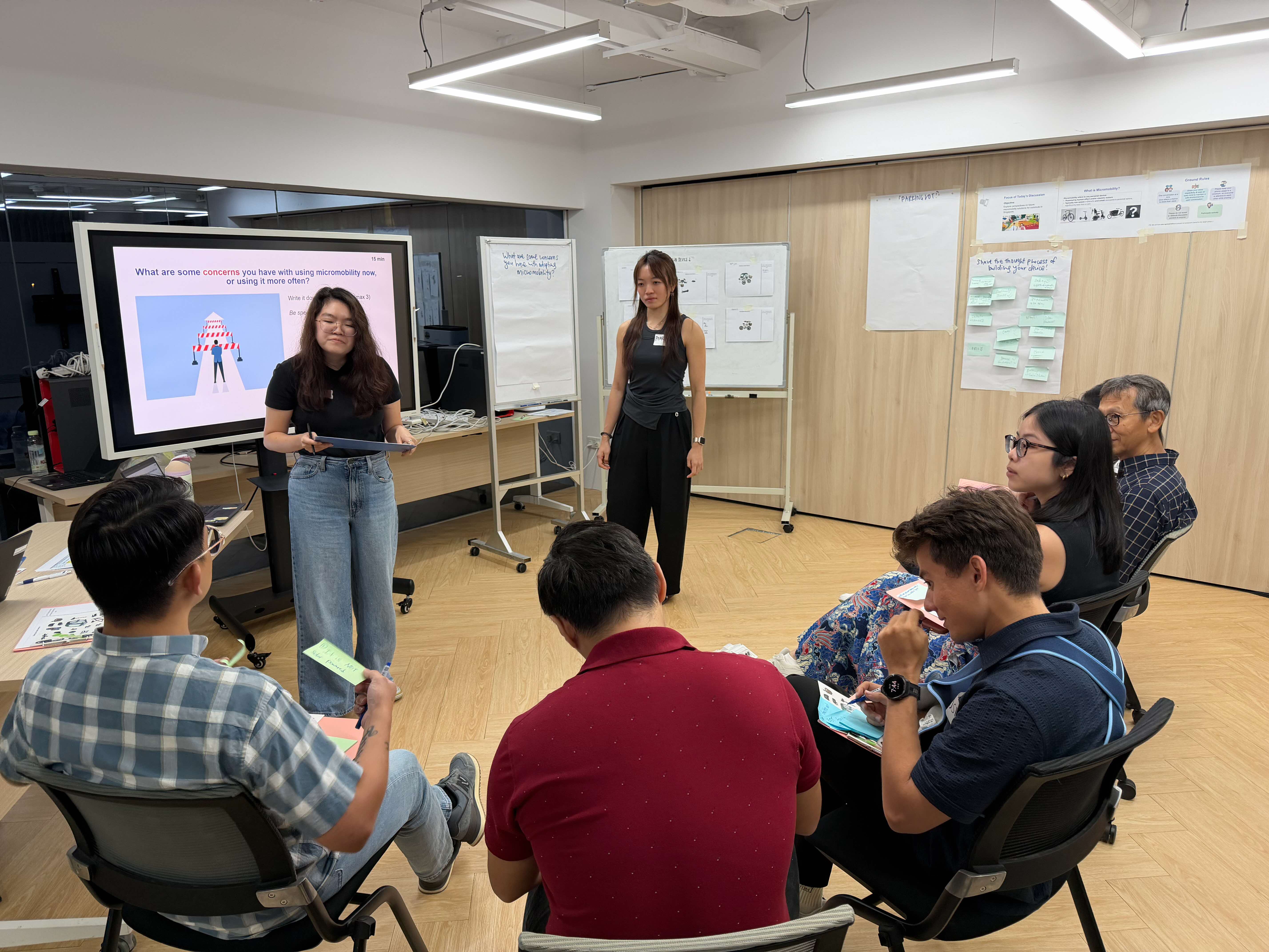 Image of participants engaged in a focus group discussion
